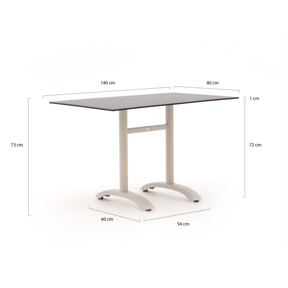 Bellagio Lisio tuintafel 140x80x73cm - Laagste prijsgarantie! Bellagio Lisio tuintafel 140x80x73cm - Laagste prijsgarantie! afbeelding 1