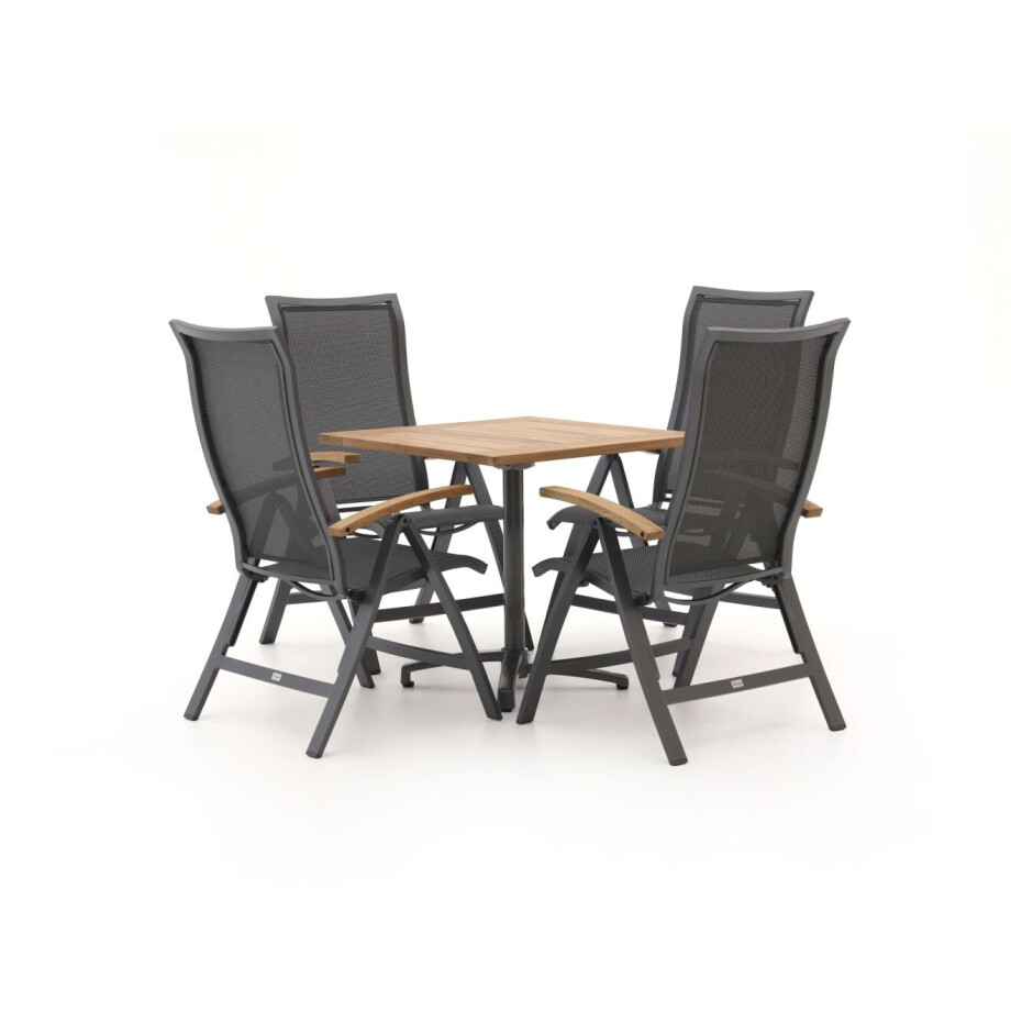 Bellagio Lugo/Canzo 80cm dining tuinset 5-delig verstelbaar - Laagste prijsgarantie! Bellagio Lugo/Canzo 80cm dining tuinset 5-delig verstelbaar - Laagste prijsgarantie! afbeelding 1