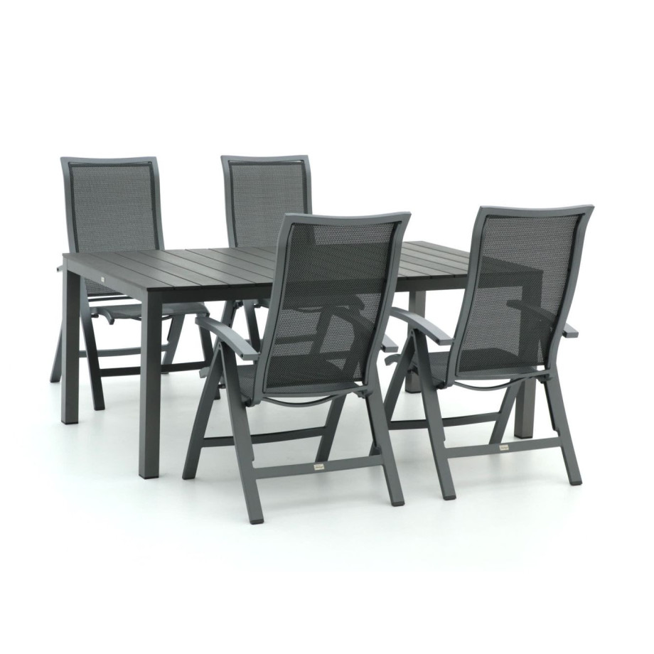 Bellagio Lugo/Fidenza 183cm dining tuinset 5-delig verstelbaar - Laagste prijsgarantie! afbeelding 1