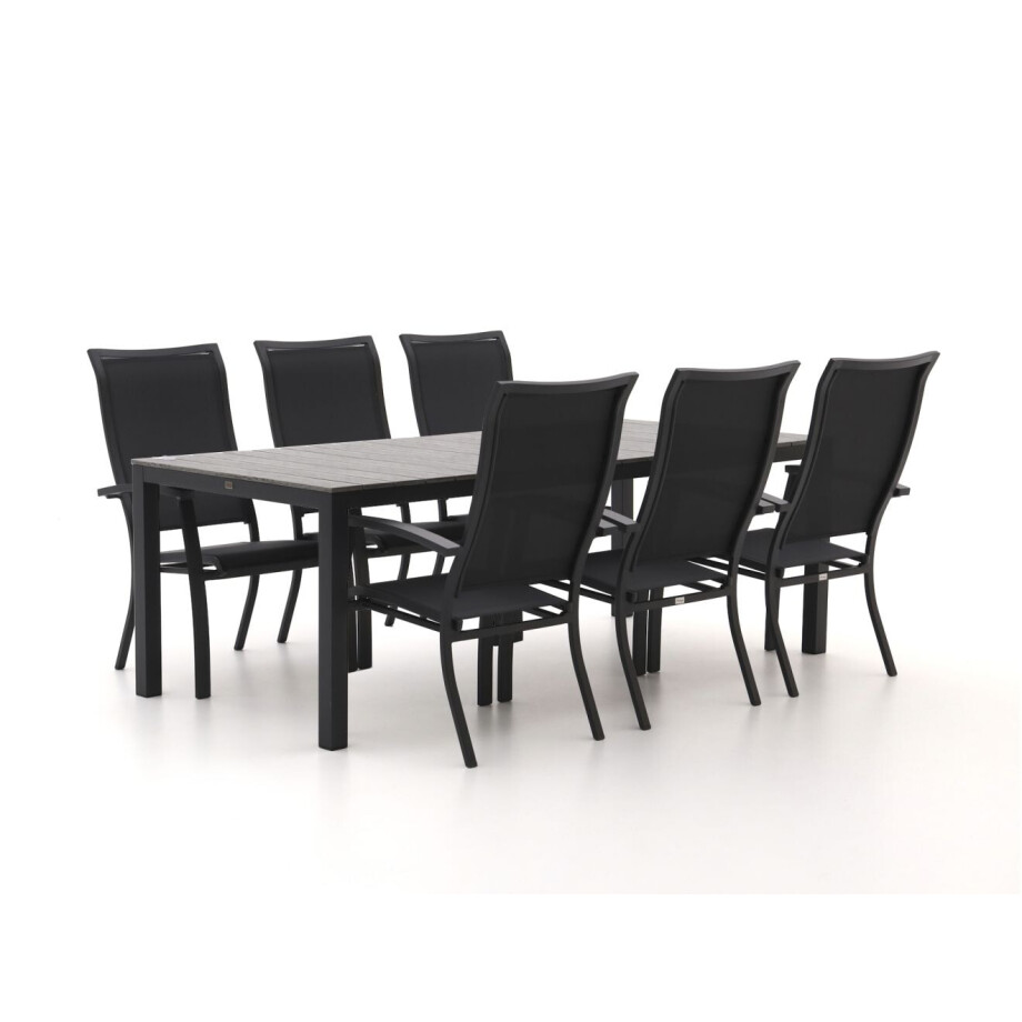 Bellagio Lugo/Fidenza 220cm dining tuinset 7-delig stapelbaar - Laagste prijsgarantie! afbeelding 1