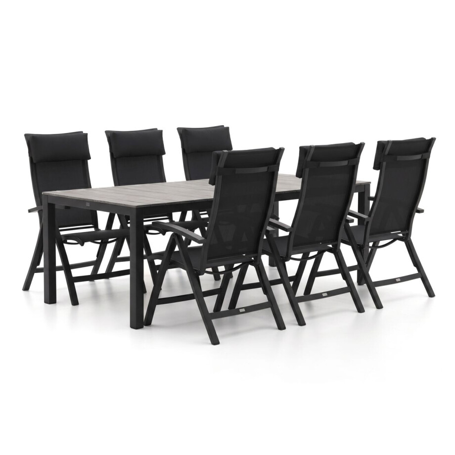 Bellagio Lugo/Fidenza 220cm dining tuinset 7-delig verstelbaar - Laagste prijsgarantie! Bellagio Lugo/Fidenza 220cm dining tuinset 7-delig verstelbaar - Laagste prijsgarantie! afbeelding 1