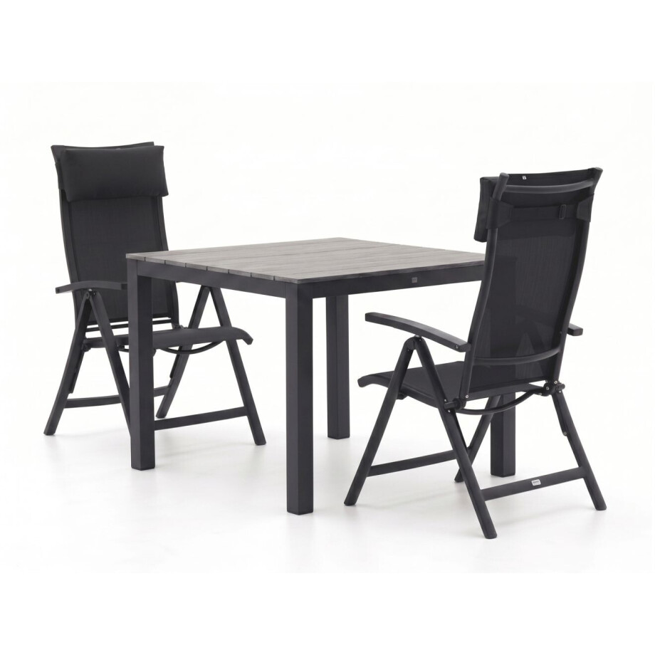 Bellagio Lugo/Fidenza 90cm dining tuinset 3-delig verstelbaar - Laagste prijsgarantie! afbeelding 1
