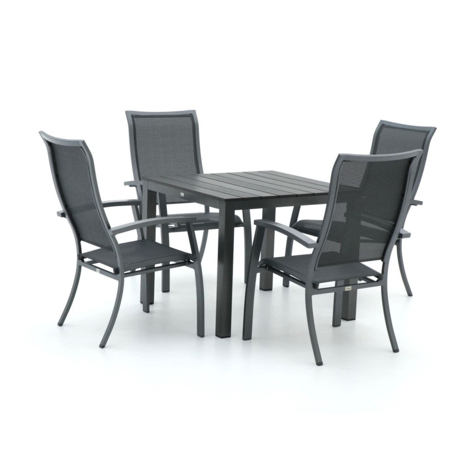 Bellagio Lugo/Fidenza 90cm dining tuinset 5-delig stapelbaar - Laagste prijsgarantie! afbeelding 1