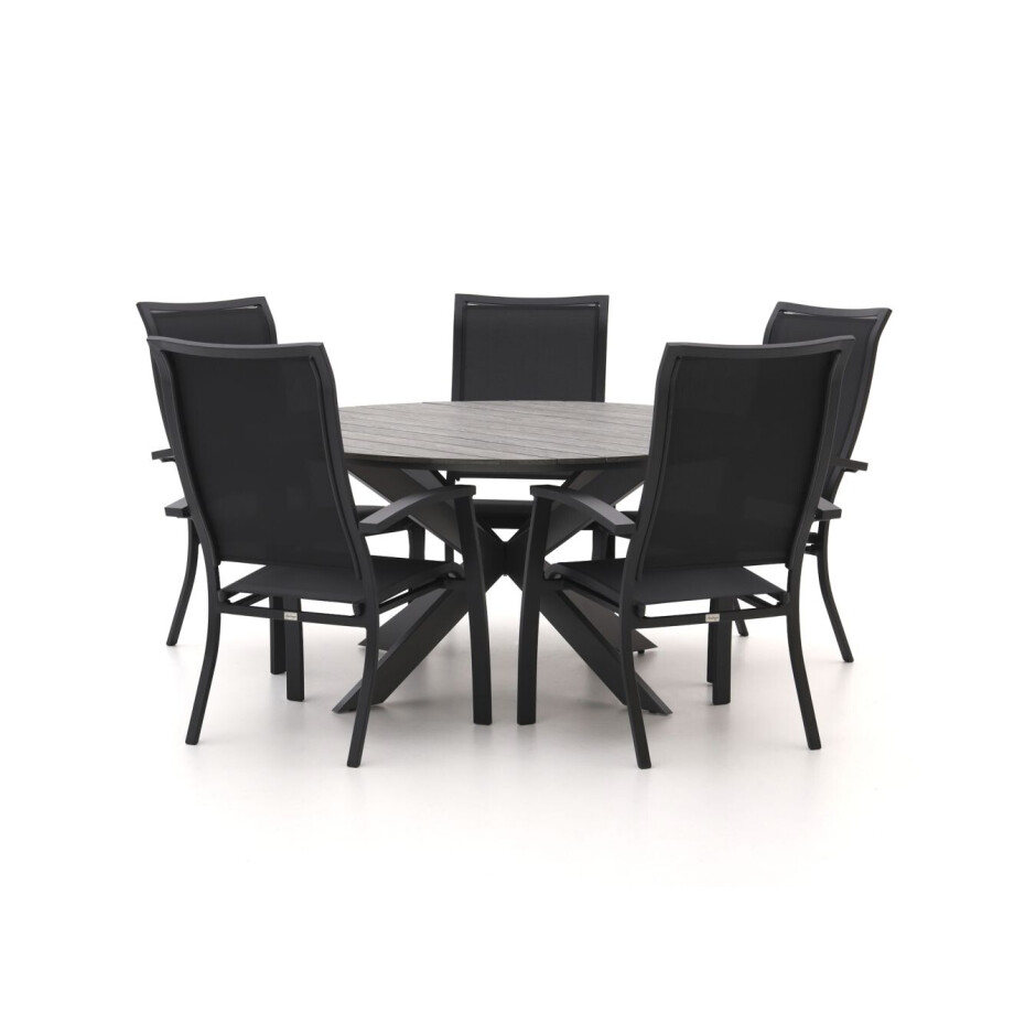 Bellagio Lugo/Fidenza ø 149cm dining tuinset 6-delig stapelbaar - Laagste prijsgarantie! afbeelding 1