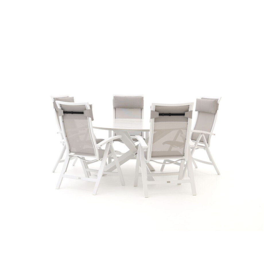 Bellagio Lugo/Lodola ø 150cm dining tuinset 6-delig verstelbaar - Laagste prijsgarantie! afbeelding 1