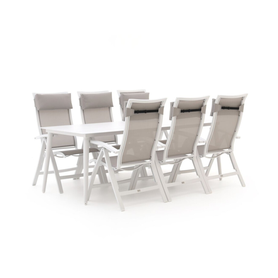 Bellagio Lugo/Sora 220cm dining tuinset 7-delig verstelbaar - Laagste prijsgarantie! Bellagio Lugo/Sora 220cm dining tuinset 7-delig verstelbaar - Laagste prijsgarantie! afbeelding 1