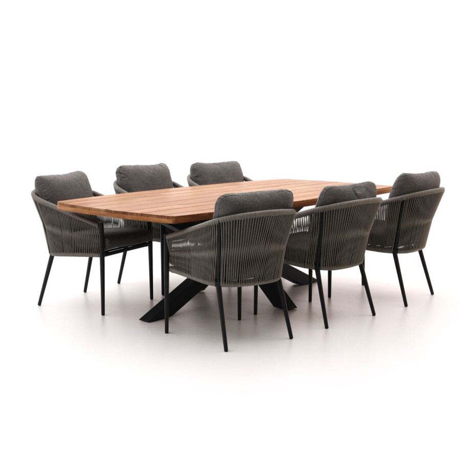 Bellagio Mineo/Induno Deens Ovaal 240cm dining tuinset 7-delig - Laagste prijsgarantie! Bellagio Mineo/Induno Deens Ovaal 240cm dining tuinset 7-delig - Laagste prijsgarantie! afbeelding 1