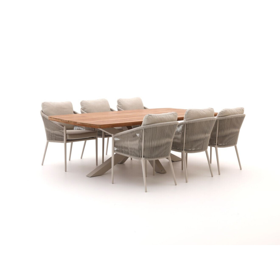 Bellagio Mineo/Induno Deens Ovaal 240cm dining tuinset 7-delig - Laagste prijsgarantie! Bellagio Mineo/Induno Deens Ovaal 240cm dining tuinset 7-delig - Laagste prijsgarantie! afbeelding 1