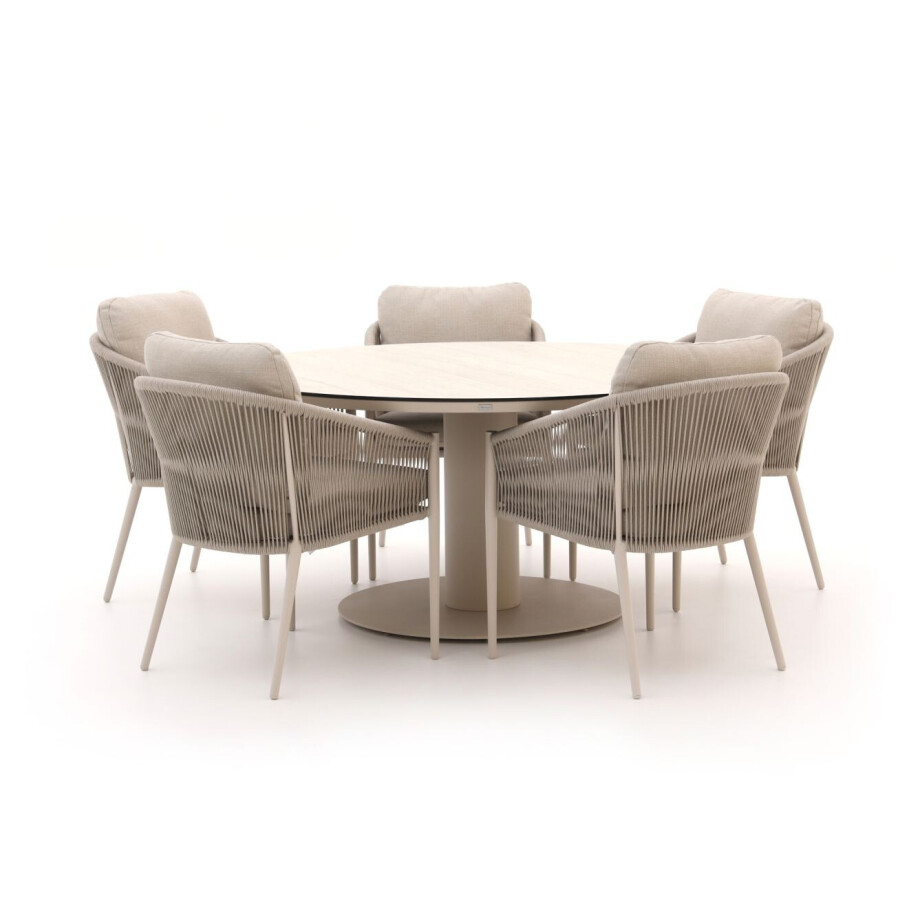 Bellagio Mineo/La Fonte ø 150cm dining tuinset 6-delig - Laagste prijsgarantie! afbeelding 1