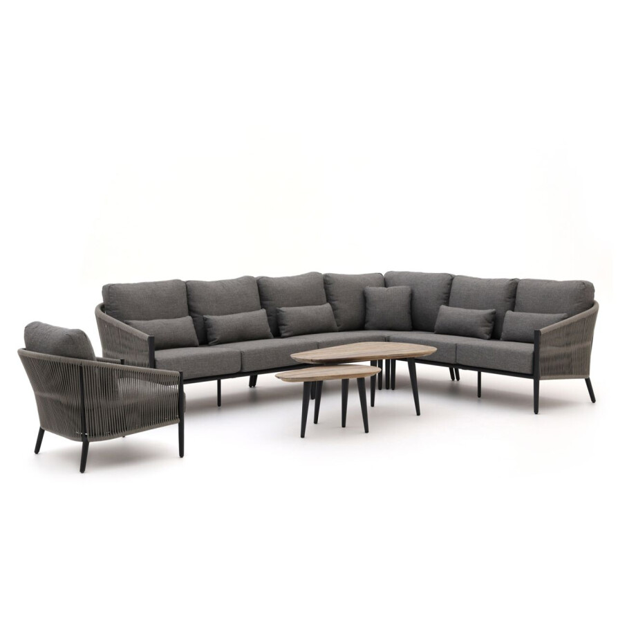 Bellagio Mineo/ROUGH-K hoek loungeset 7-delig - Laagste prijsgarantie! afbeelding 1