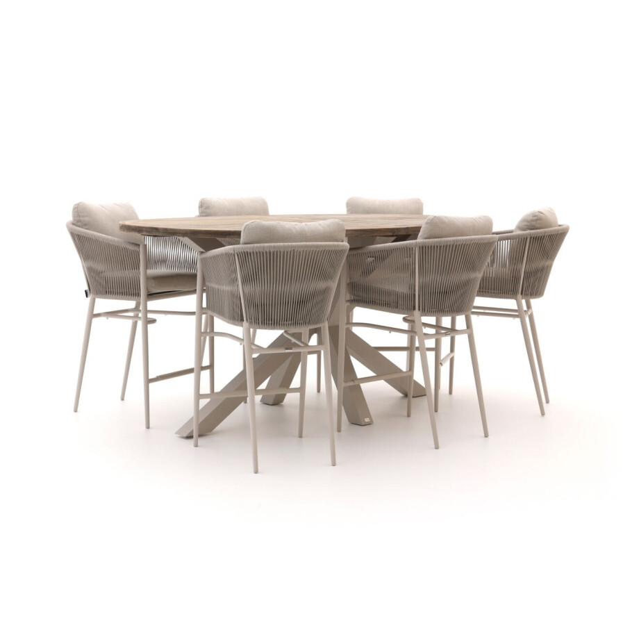 Bellagio Mineo/ROUGH-Y Ellips 240cm barset 7-delig - Laagste prijsgarantie! Bellagio Mineo/ROUGH-Y Ellips 240cm barset 7-delig - Laagste prijsgarantie! afbeelding 1