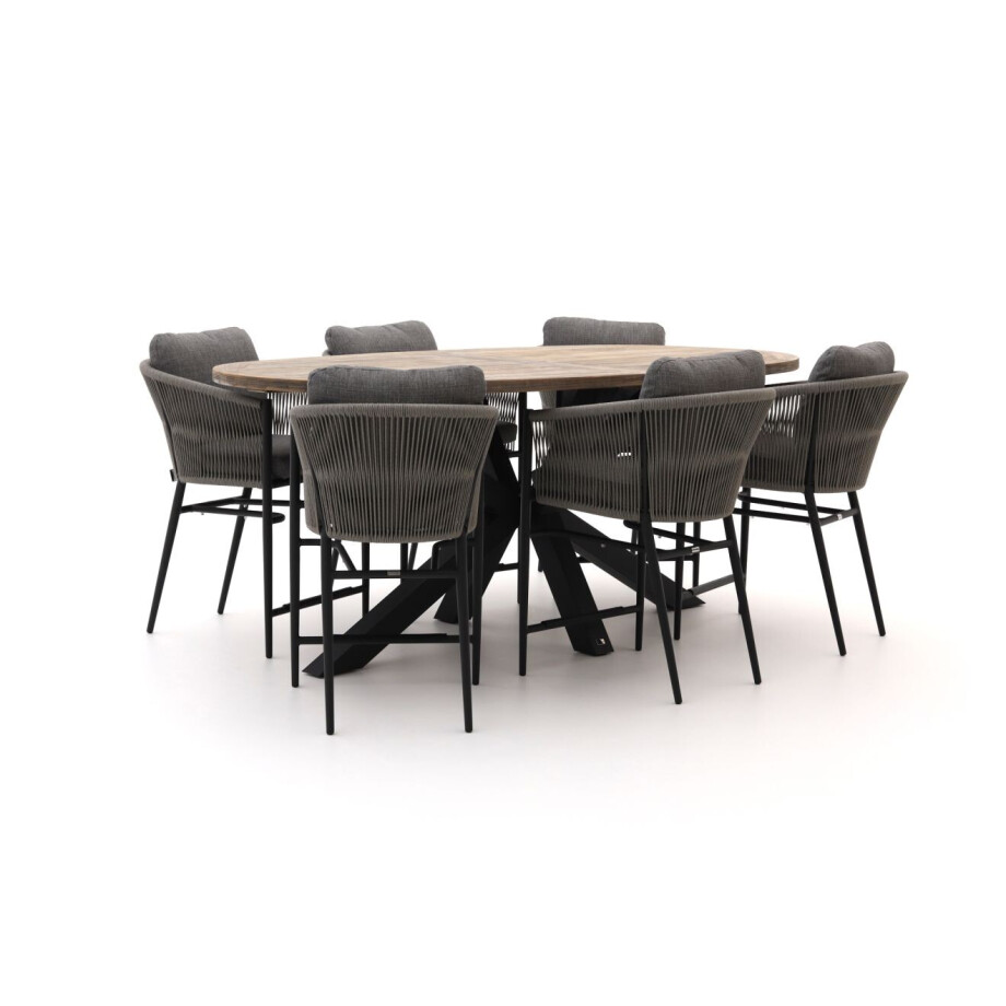 Bellagio Mineo/ROUGH-Y Ellips 240cm high dining tuinset 7-delig - Laagste prijsgarantie! Bellagio Mineo/ROUGH-Y Ellips 240cm high dining tuinset 7-delig - Laagste prijsgarantie! afbeelding 1