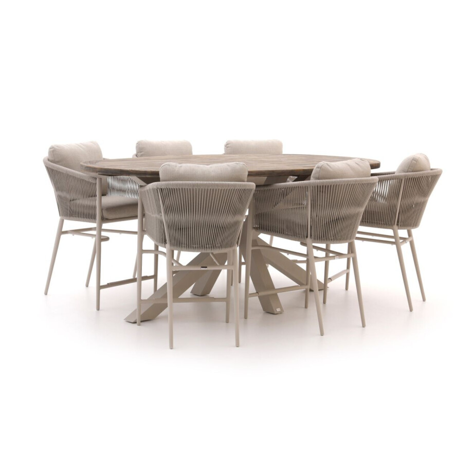 Bellagio Mineo/ROUGH-Y Ellips 240cm high dining tuinset 7-delig - Laagste prijsgarantie! Bellagio Mineo/ROUGH-Y Ellips 240cm high dining tuinset 7-delig - Laagste prijsgarantie! afbeelding 1