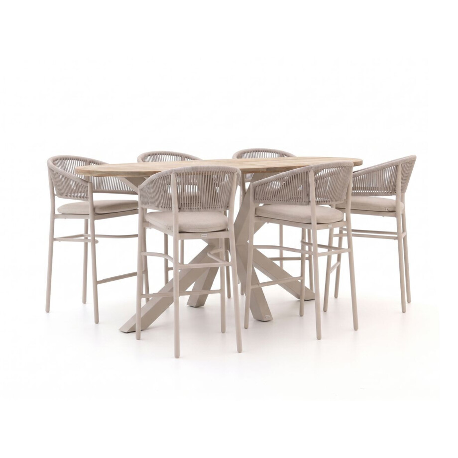 Bellagio Panaro/ROUGH-Y Ellips 240cm barset 7-delig - Laagste prijsgarantie! afbeelding 1