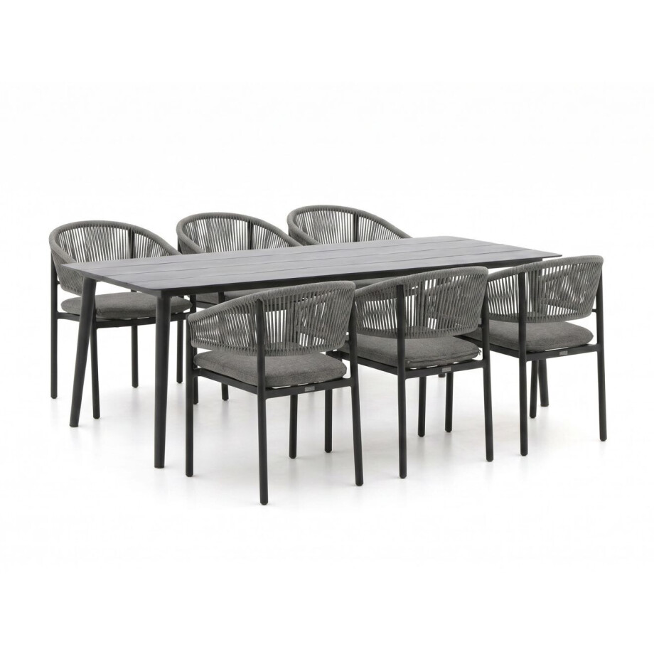 Bellagio Panaro/Sora 220cm dining tuinset 7-delig stapelbaar - Laagste prijsgarantie! Bellagio Panaro/Sora 220cm dining tuinset 7-delig stapelbaar - Laagste prijsgarantie! afbeelding 1