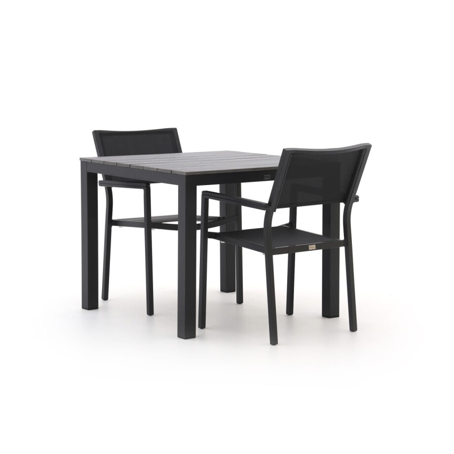 Bellagio Roma/Fidenza 90cm dining tuinset 3-delig stapelbaar - Laagste prijsgarantie! afbeelding 1