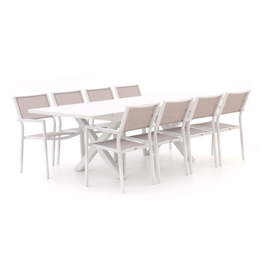 Bellagio Roma/Pavello 180cm dining tuinset 9-delig uitschuifbaar - Laagste prijsgarantie! afbeelding 1