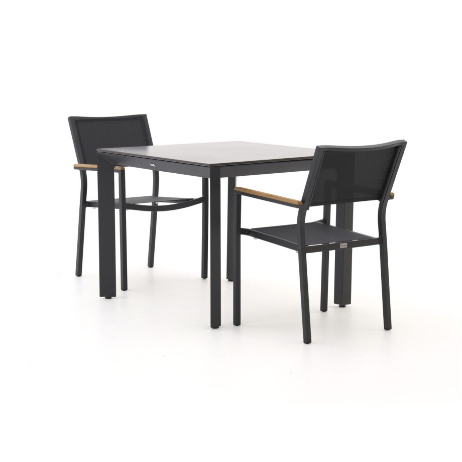 Bellagio Roma/Sestino 90cm dining tuinset 3-delig stapelbaar - Laagste prijsgarantie! afbeelding 1