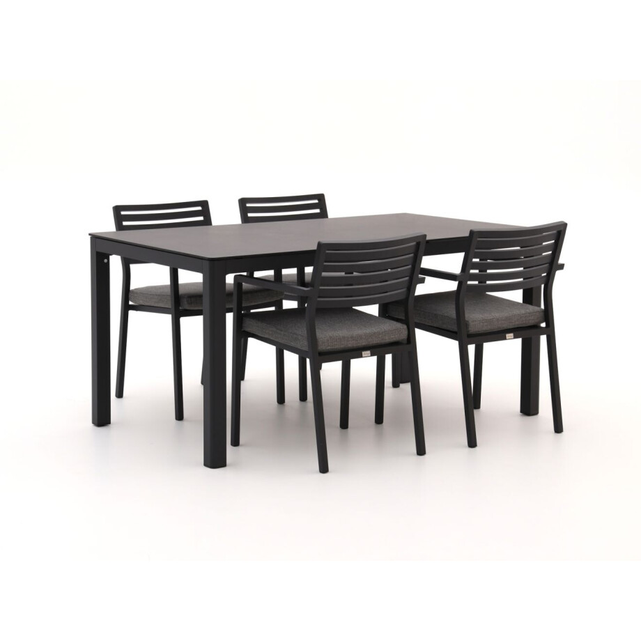 Bellagio Rumo/La Fonte 160cm dining tuinset 5-delig stapelbaar - Laagste prijsgarantie! Bellagio Rumo/La Fonte 160cm dining tuinset 5-delig stapelbaar - Laagste prijsgarantie! afbeelding 1