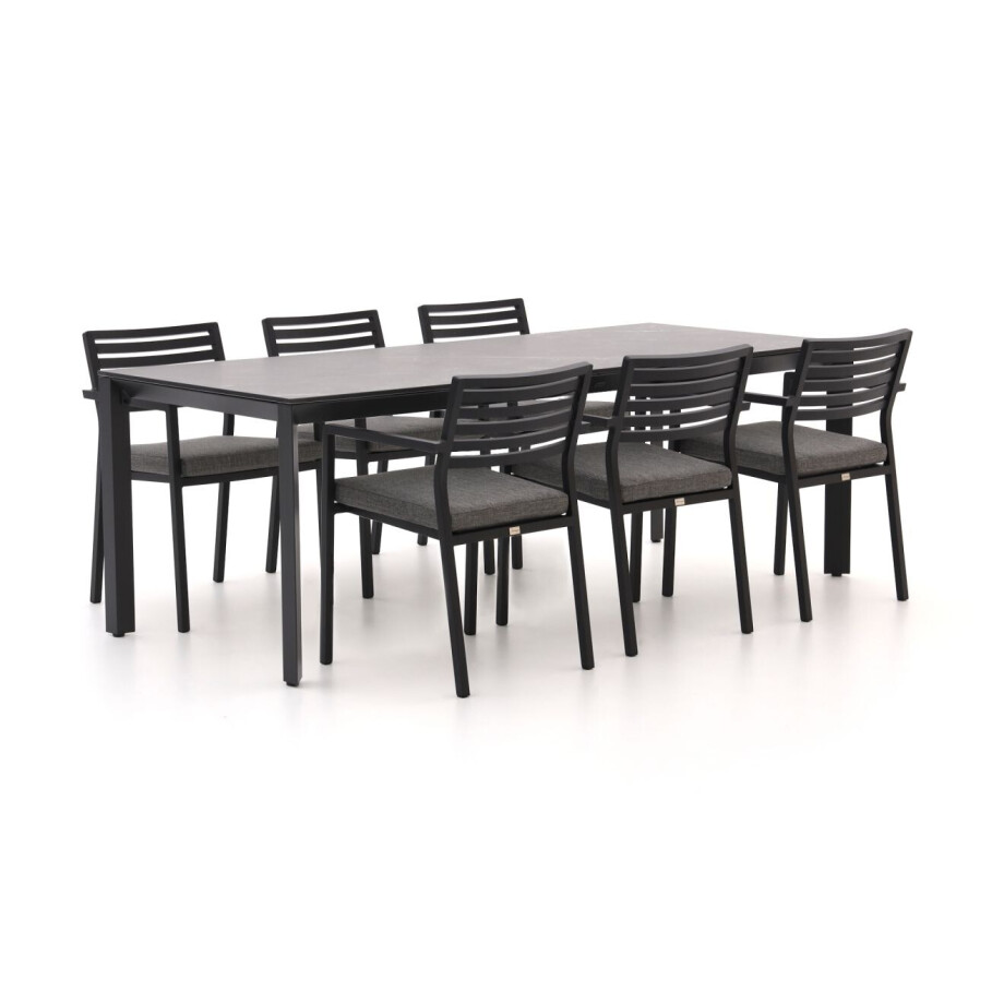 Bellagio Rumo/Sestino 220cm dining tuinset 7-delig stapelbaar - Laagste prijsgarantie! afbeelding 1
