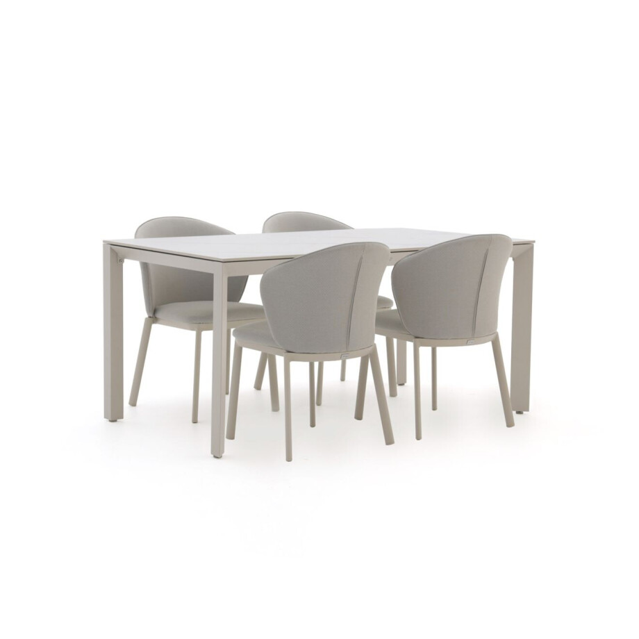 Bellagio San Lupo/Sestino 160cm dining tuinset 5-delig - Laagste prijsgarantie! Bellagio San Lupo/Sestino 160cm dining tuinset 5-delig - Laagste prijsgarantie! afbeelding 1