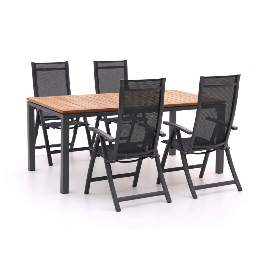 Bellagio Trappeto/Linosa 180cm dining tuinset 5-delig verstelbaar - Laagste prijsgarantie! afbeelding 1