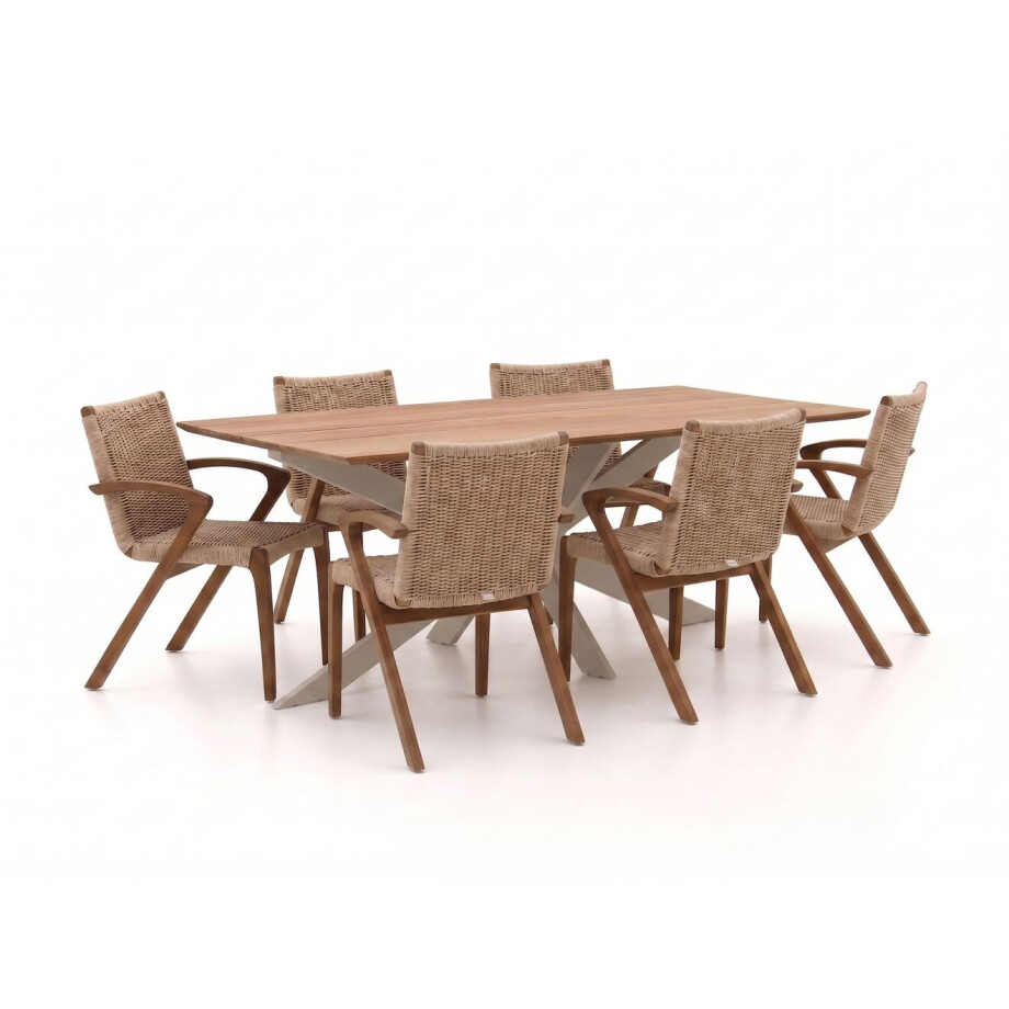 Bellagio Tredozio/Furato 220cm dining tuinset 7-delig - Laagste prijsgarantie! afbeelding 1