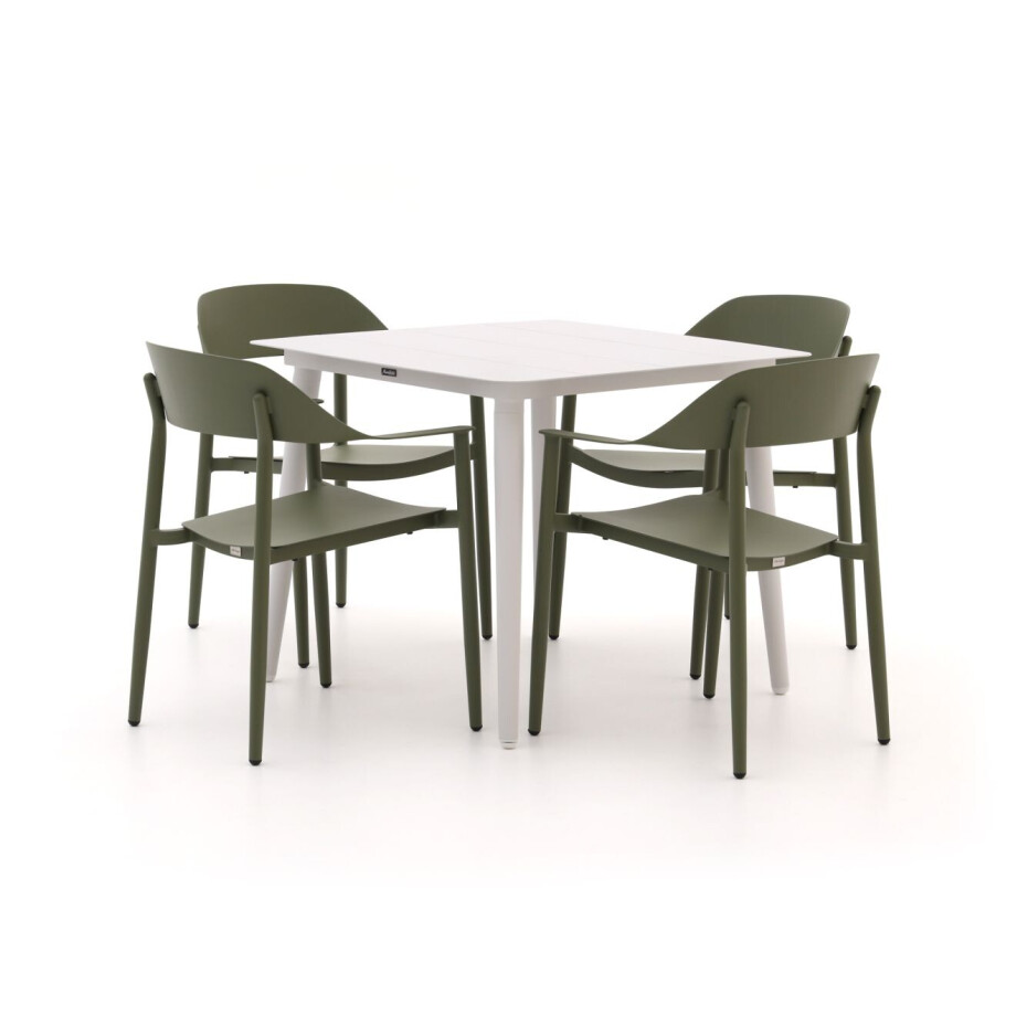 Bellagio Valli/Sora 90cm dining tuinset 5-delig stapelbaar - Laagste prijsgarantie! Bellagio Valli/Sora 90cm dining tuinset 5-delig stapelbaar - Laagste prijsgarantie! afbeelding 1