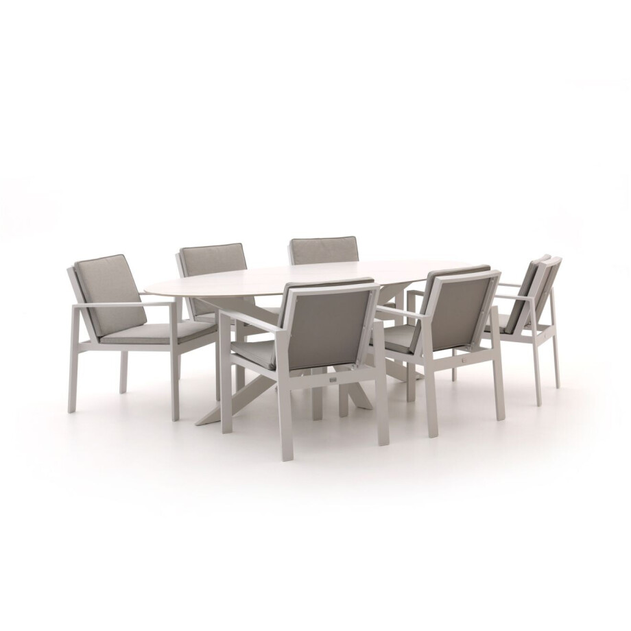 Bellagio Vezzano/Furato ellips 240cm dining tuinset 7-delig - Laagste prijsgarantie! afbeelding 1