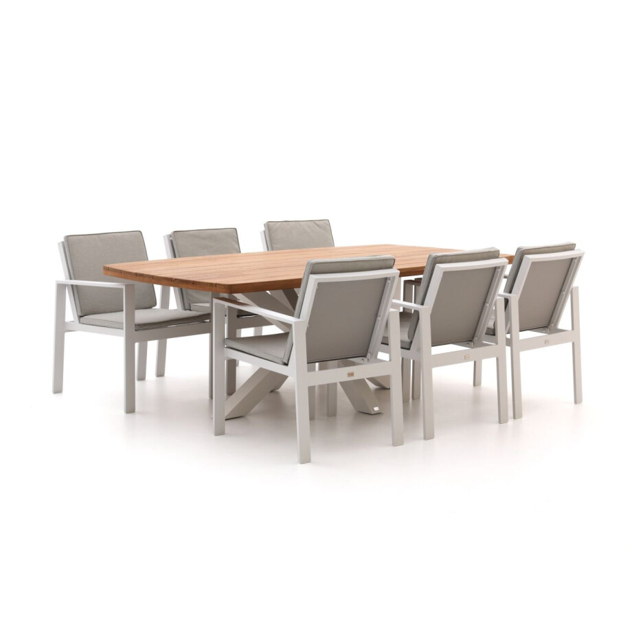 Bellagio Vezzano/Induno Deens ovaal 220cm dining tuinset 7-delig - Laagste prijsgarantie! afbeelding 1