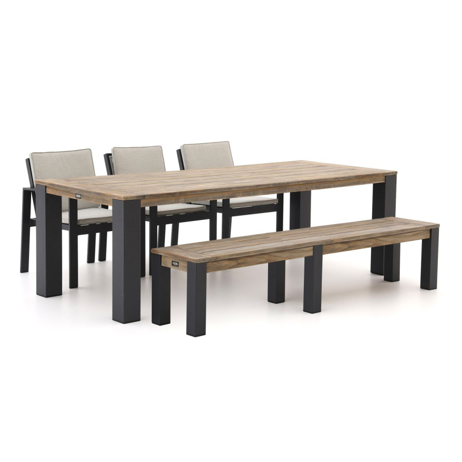 Bellagio Vezzano/ROUGH-X 240cm dining tuinset met bank 5-delig - Laagste prijsgarantie! afbeelding 1