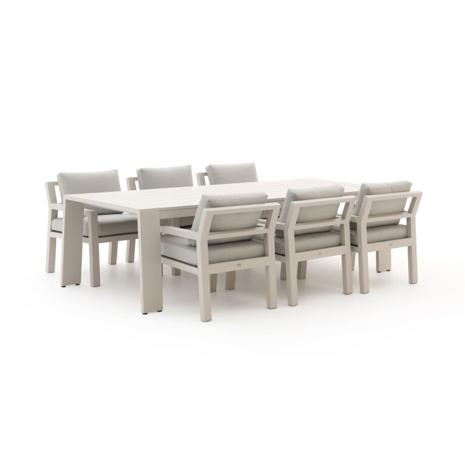 Bellagio Vinadio 255cm low dining tuinset 7-delig - Laagste prijsgarantie! afbeelding 1