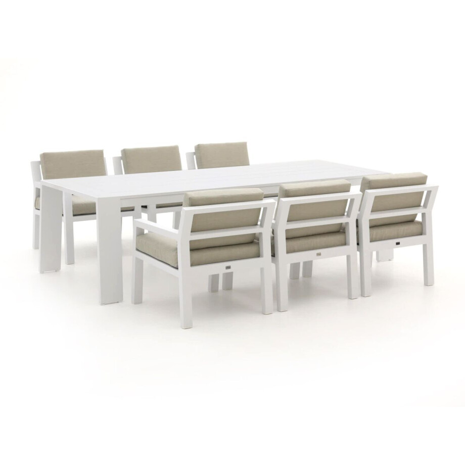Bellagio Vinadio 255cm low dining tuinset 7-delig - Laagste prijsgarantie! afbeelding 1