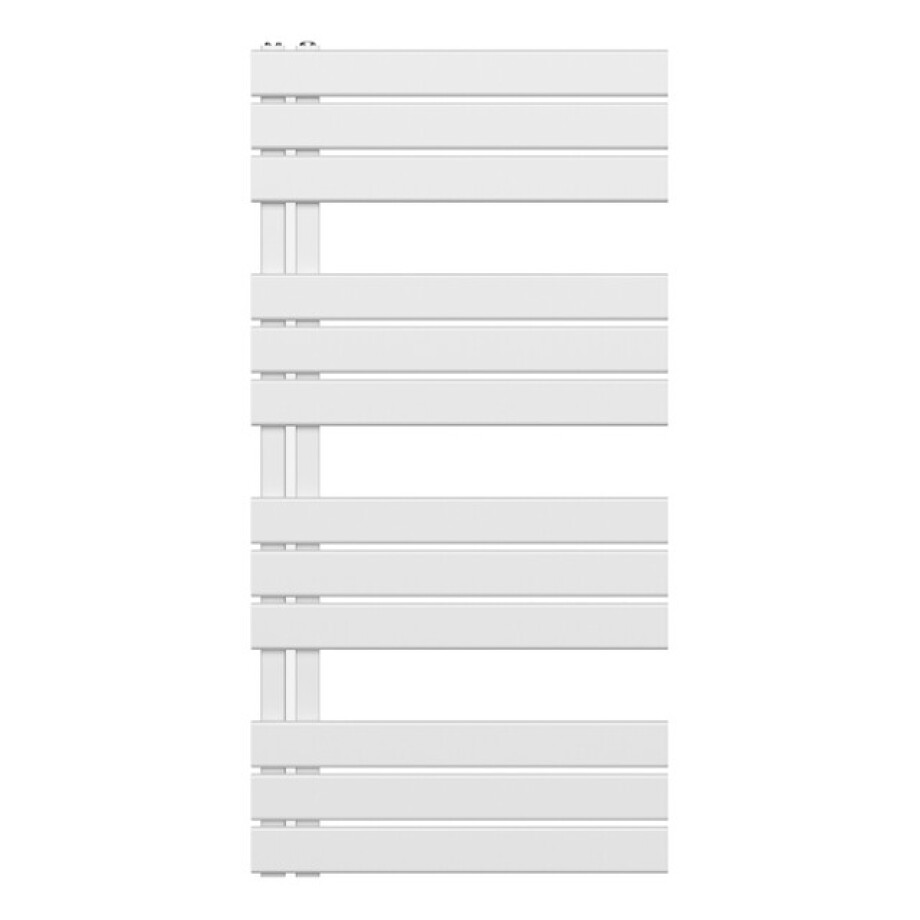 Belrad Handdoekradiator - links - aansluiting/comb - 1200X600mm- Wit BUCW1200600 Belrad Handdoekradiator - links - aansluiting/comb - 1200X600mm- Wit BUCW1200600 afbeelding 1