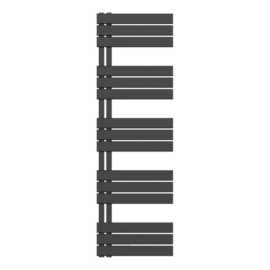 Belrad Handdoekradiator - links - aansluiting/comb - 1600X500mm- Zwart BUCZ1600500 Belrad Handdoekradiator - links - aansluiting/comb - 1600X500mm- Zwart BUCZ1600500 afbeelding 1