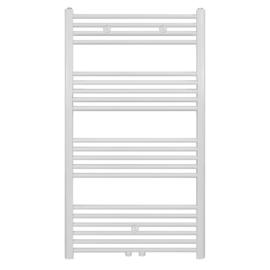 Belrad Handdoekradiator - middenaansluiting - 1200X600mm - 616Watt - Wit BW1200600 Belrad Handdoekradiator - middenaansluiting - 1200X600mm - 616Watt - Wit BW1200600 afbeelding 1