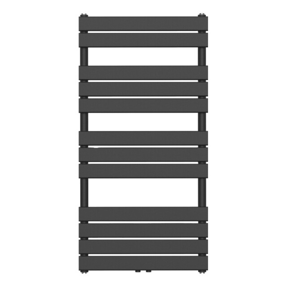 Belrad Handdoekradiator - middenaansluiting - 1200X600mm - Zwart BFRZ1200600 Belrad Handdoekradiator - middenaansluiting - 1200X600mm - Zwart BFRZ1200600 afbeelding 1
