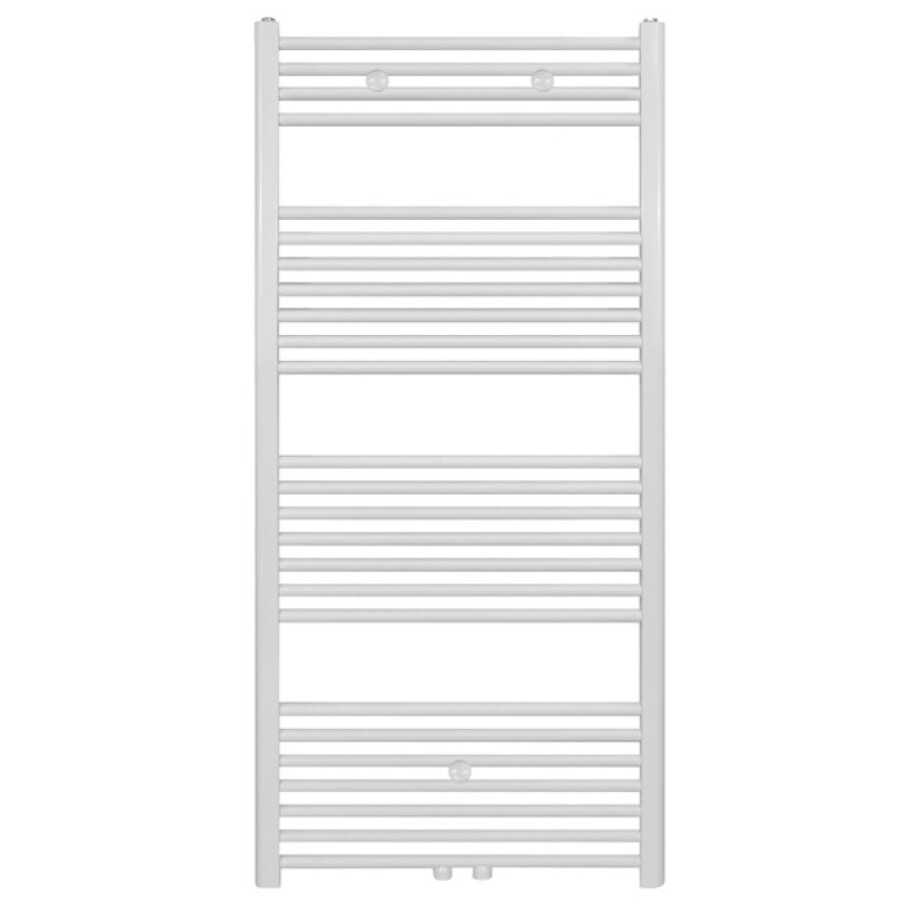 Belrad Handdoekradiator - middenaansluiting - 1400X600mm - 754Watt - Wit BW1400600 Belrad Handdoekradiator - middenaansluiting - 1400X600mm - 754Watt - Wit BW1400600 afbeelding 1