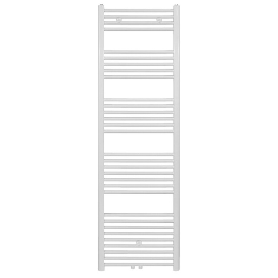 Belrad Handdoekradiator - middenaansluiting - 1800X400mm - 699Watt - Wit BW1800400 afbeelding 1
