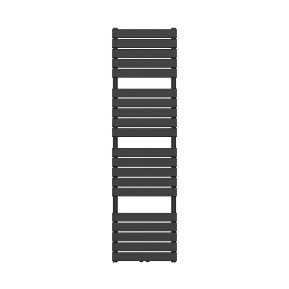 Belrad Handdoekradiator - middenaansluiting - 1800X500mm - Zwart BFRZ1800500 afbeelding 1