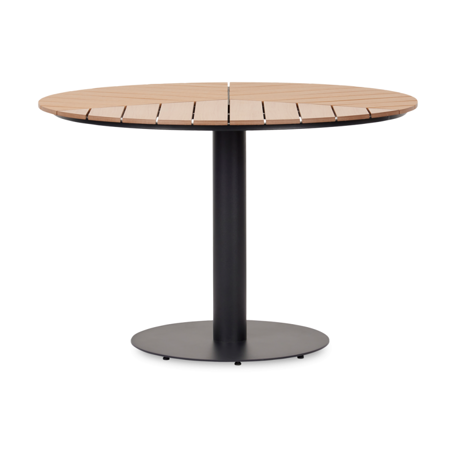 Bente ronde tuintafel bruin - Ø 113 cm afbeelding 1