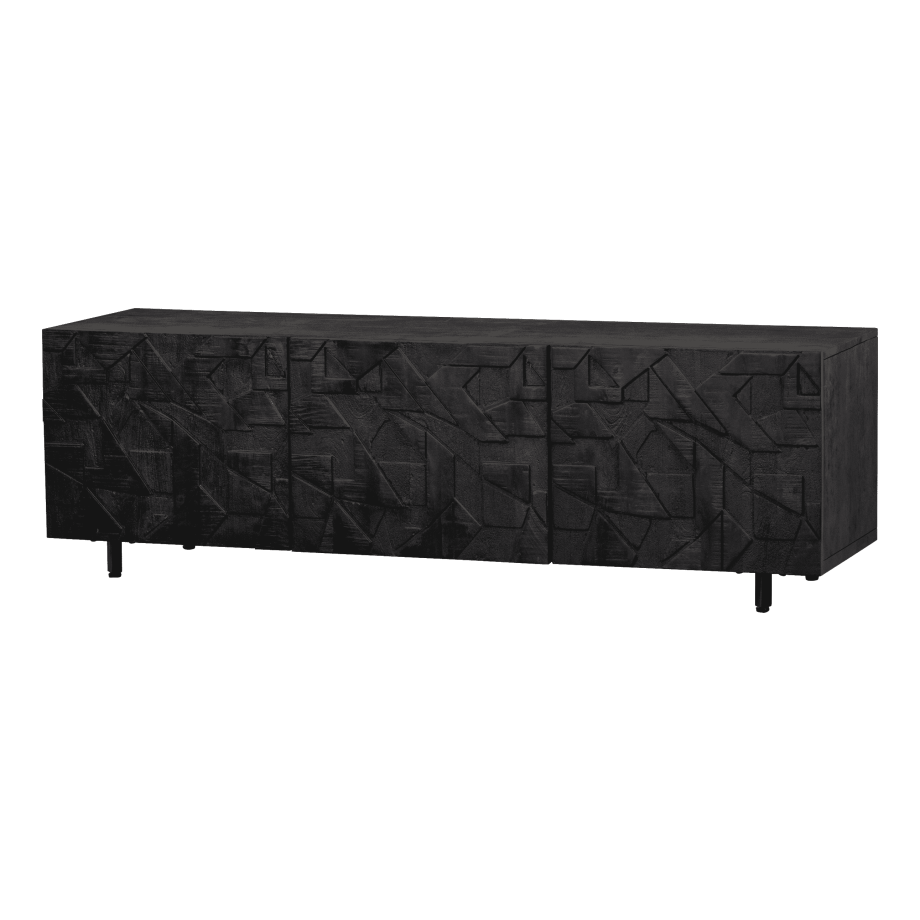 BePureHome TV-meubel 'Counter' Mangohout, 160cm afbeelding 1