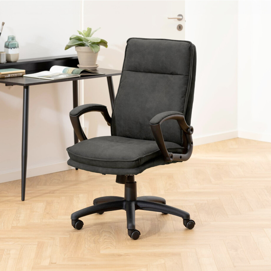 Bendt Bureaustoel 'Berend', kleur Antraciet Bendt Bureaustoel 'Berend', kleur Antraciet afbeelding 1