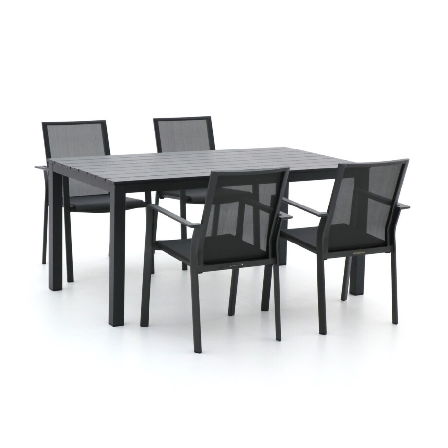 Bernstein Amberg/Menzano 160cm dining tuinset 5-delig stapelbaar - Laagste prijsgarantie! Bernstein Amberg/Menzano 160cm dining tuinset 5-delig stapelbaar - Laagste prijsgarantie! afbeelding 1
