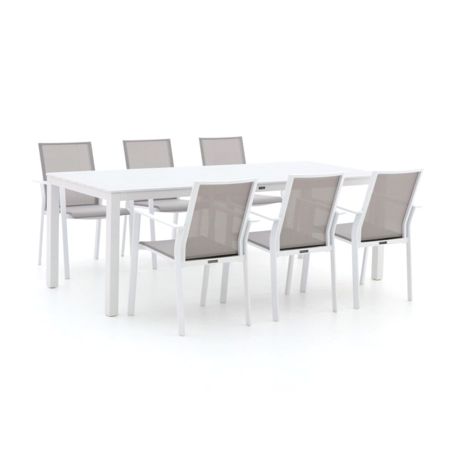 Bernstein Amberg/Menzano 220cm dining tuinset 7-delig stapelbaar - Laagste prijsgarantie! Bernstein Amberg/Menzano 220cm dining tuinset 7-delig stapelbaar - Laagste prijsgarantie! afbeelding 1
