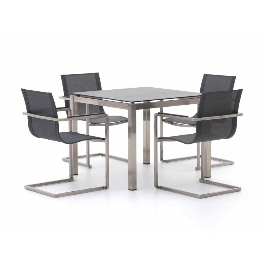 Bernstein Essen/Freiburg 90cm dining tuinset 5-delig - Laagste prijsgarantie! afbeelding 1