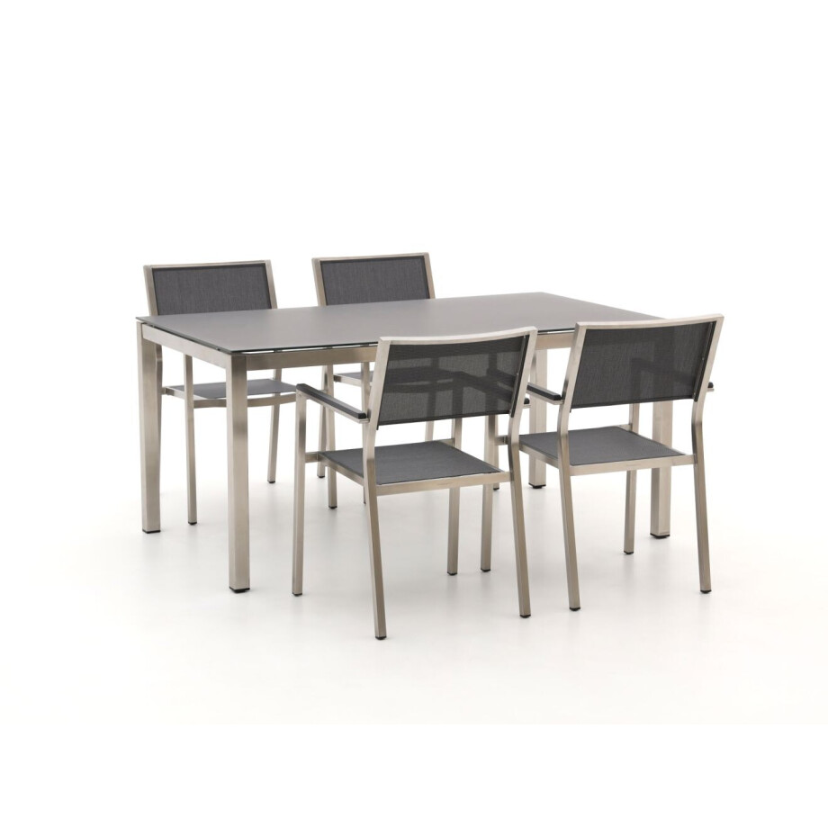 Bernstein Freiburg 160cm dining tuinset 5-delig stapelbaar - Laagste prijsgarantie! Bernstein Freiburg 160cm dining tuinset 5-delig stapelbaar - Laagste prijsgarantie! afbeelding 1
