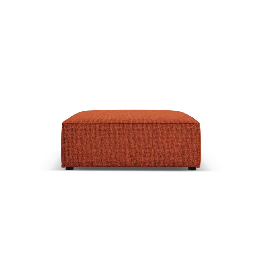 Hocker Jodie chenille | Micadoni Home afbeelding 1
