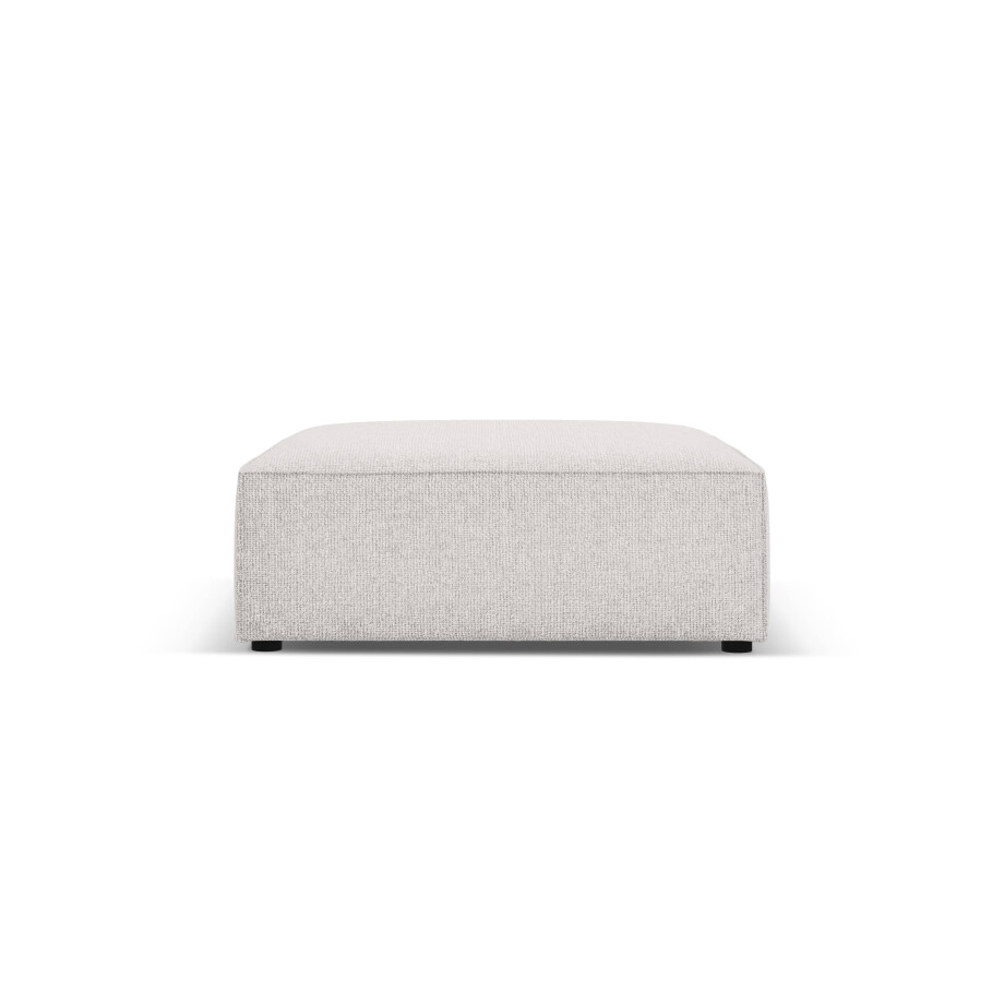 Hocker Jodie chenille | Micadoni Home afbeelding 1