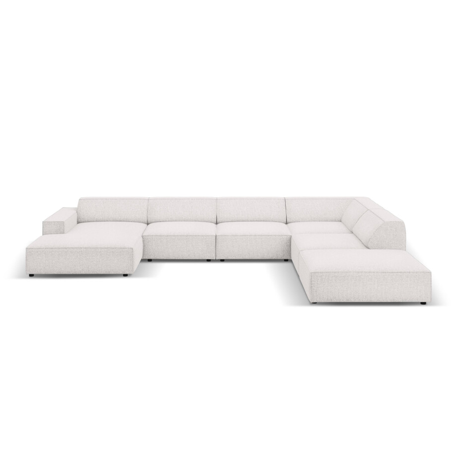 7-zitshoekbank Jodie rechts chenille | Micadoni Home afbeelding 1